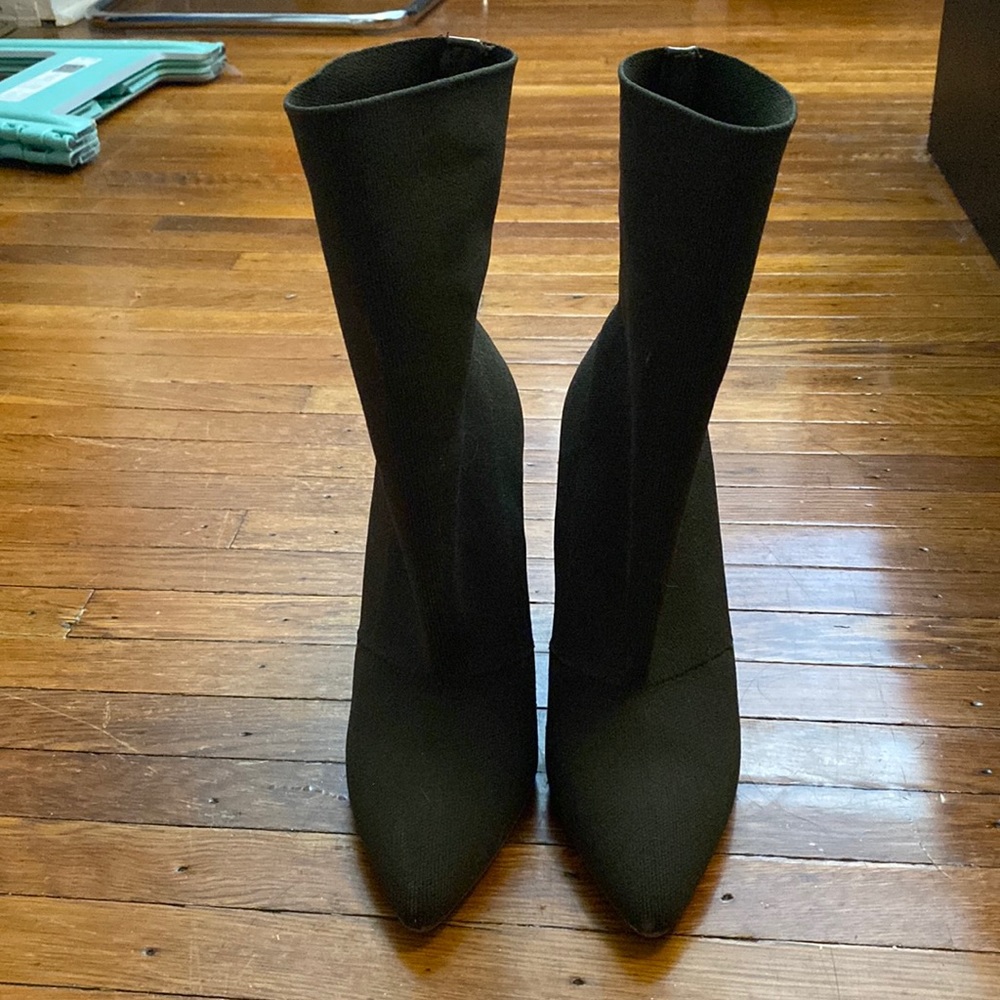 Steve Madden sock knit ankle boots